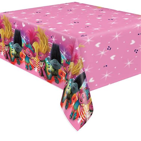 plastic troll|trolls plastic table cover.